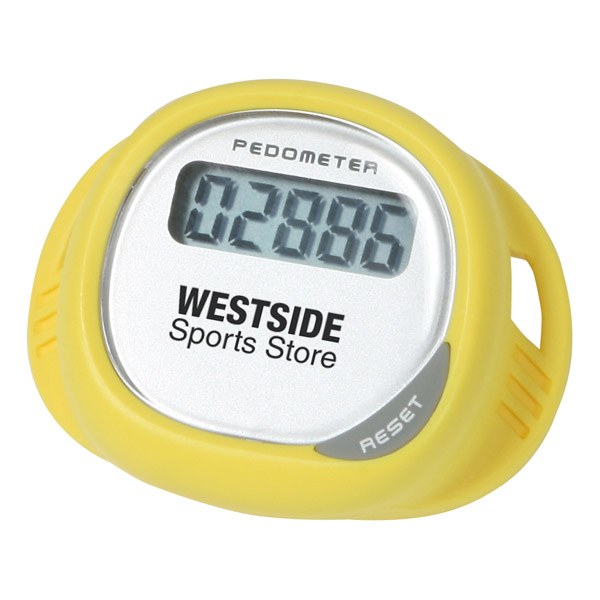 Customized Simple Shoe Pedometer - Yellow - Shoe Pedometer
